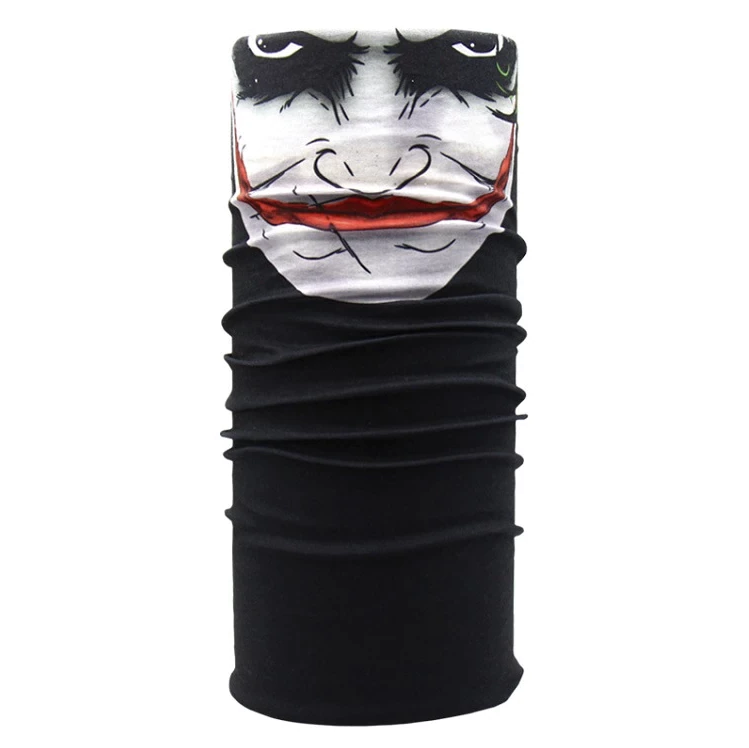 Komin na głowę maska Bandama chusta JOKER FACE