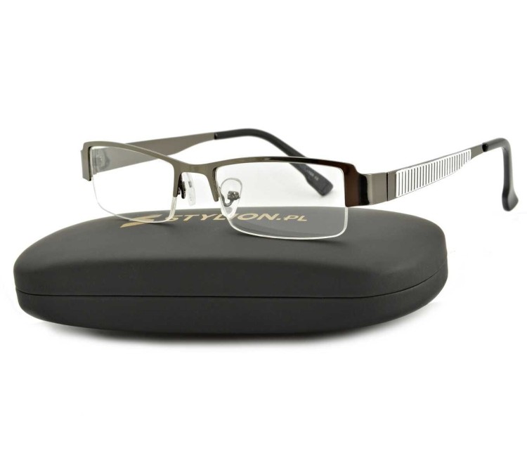 Minusy Okulary korekcyjne metalowo-żyłkowe ST309 moc: -2