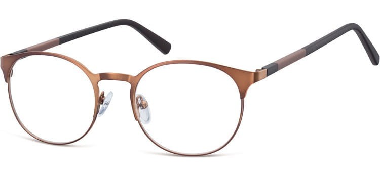 Okulary oprawki okrągłe metalowe Sunoptic 995D