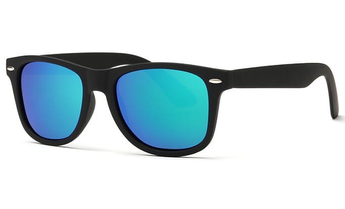 Czarne matowe nerdy lustrzane polaryzacja DRS-62C6