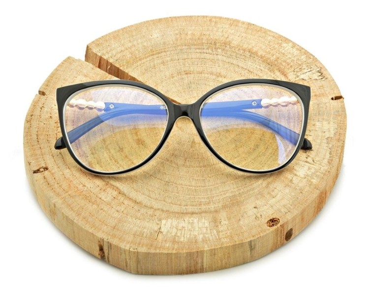 Okulary damskie z filtrem BLUE LIGHT do komputera korekcyjne EST-106K-5 Estillo