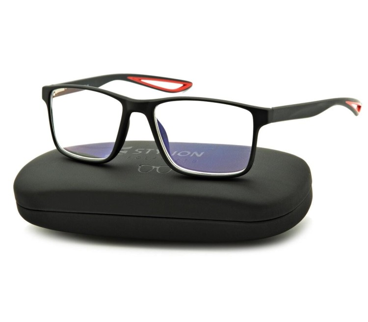 Plusy Męskie Okulary do Czytania moc: +3 z antyrefleksem ST315