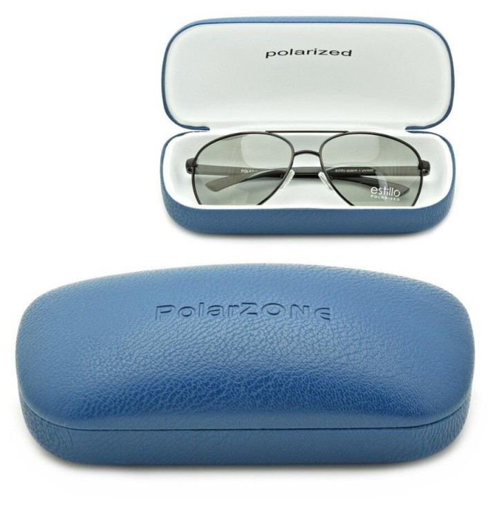 Twarde granatowe etui Futerał na okulary PolarZone