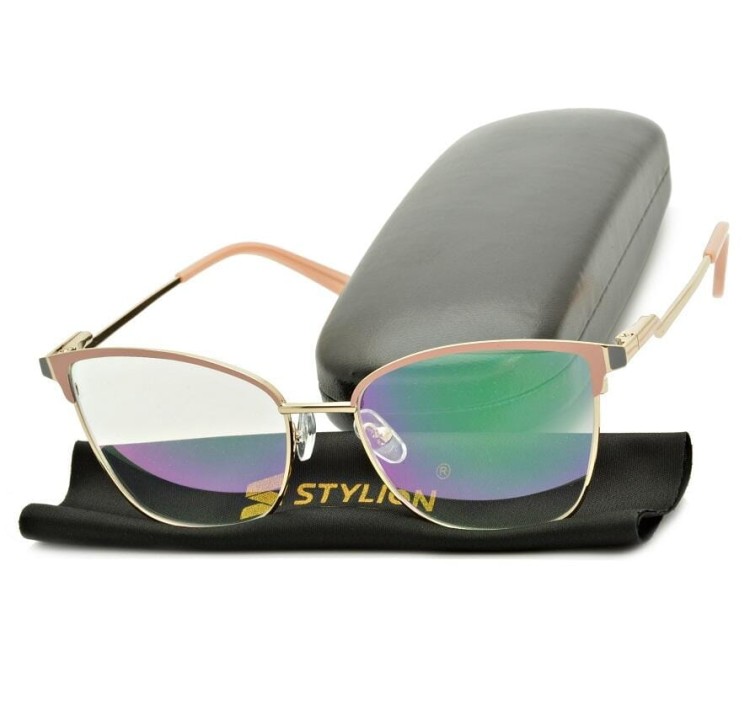 Minusy -3.00 damskie okulary korekcyjne z antyrefleksem ST325B