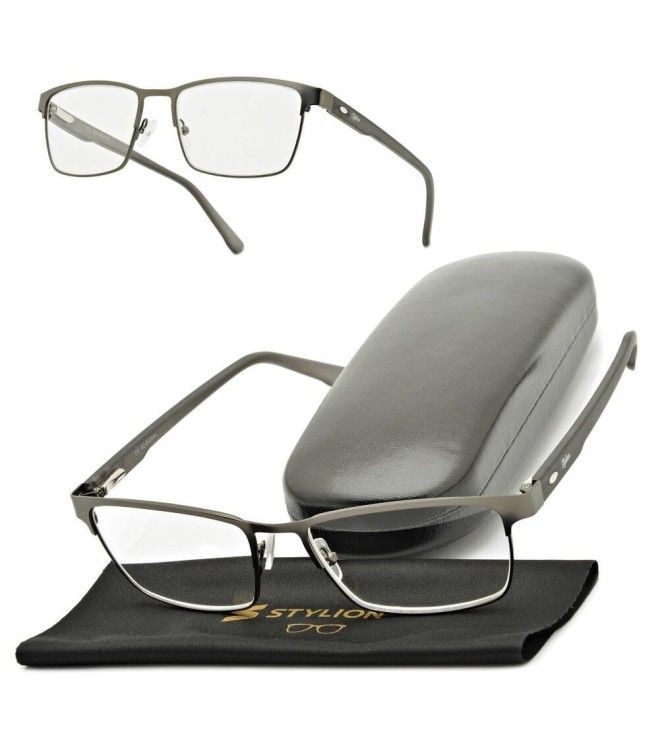 Plusy +1.50 Męskie okulary do czytania korekcyjne ST330