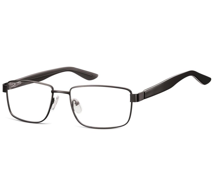 Oprawki korekcyjne zerówki okulary metalowe 885 czarne