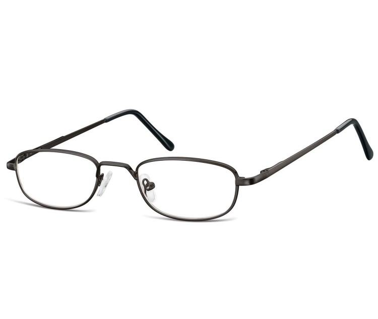Oprawki korekcyjne zerówki okulary metalowe z uchwytem 784B czarne