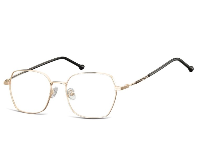 Okulary oprawki zerówki metalowe korekcyjne L124C