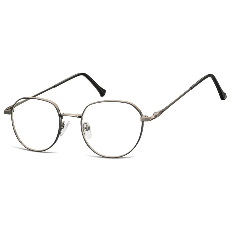 Oprawki korekcyjne panto okulary zerówki 904E czarny/grafit