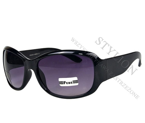 Damskie okulary przeciwsłoneczne FEBE-146 czarne