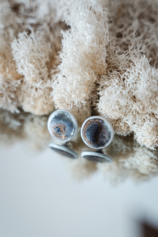 Kolczyki porcelanowe VINTAGE