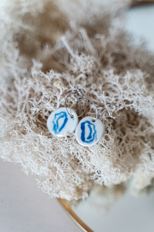 Kolczyki porcelanowe PIEROGI