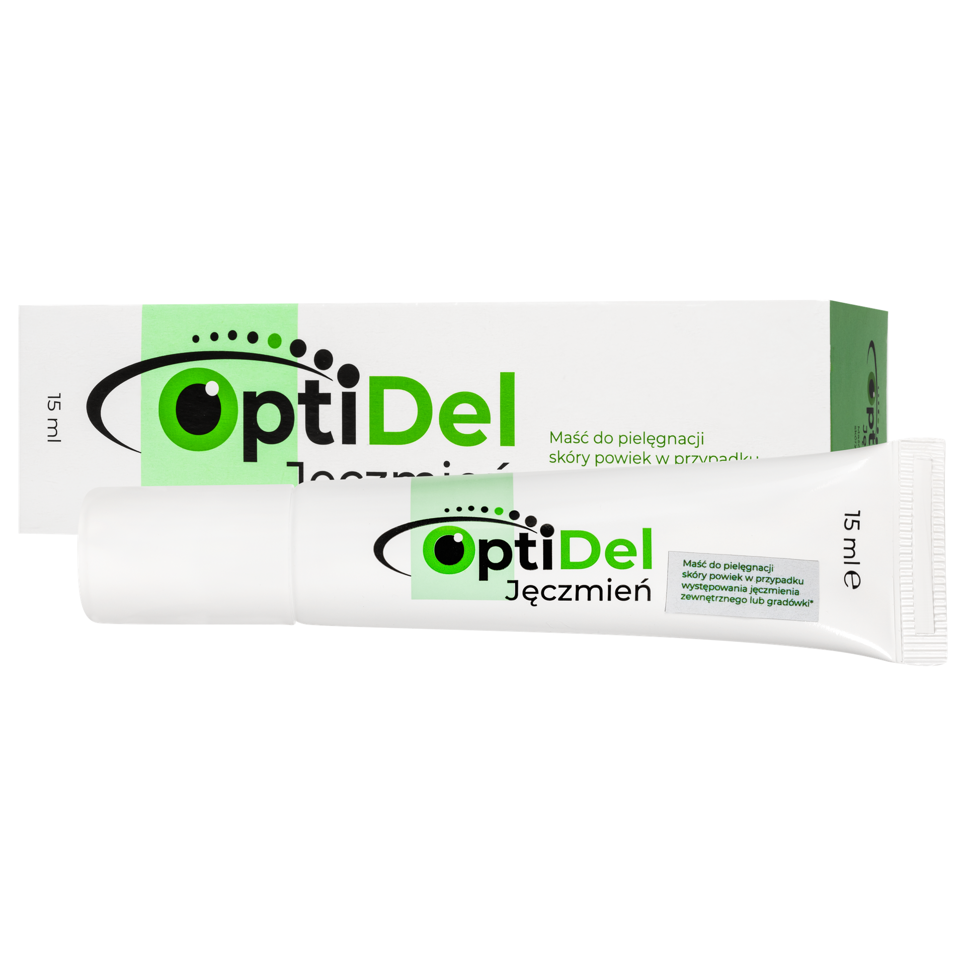 OptiDel Jęczmień, maść do powiek na jęczmień zewnętrzny, 15 ml