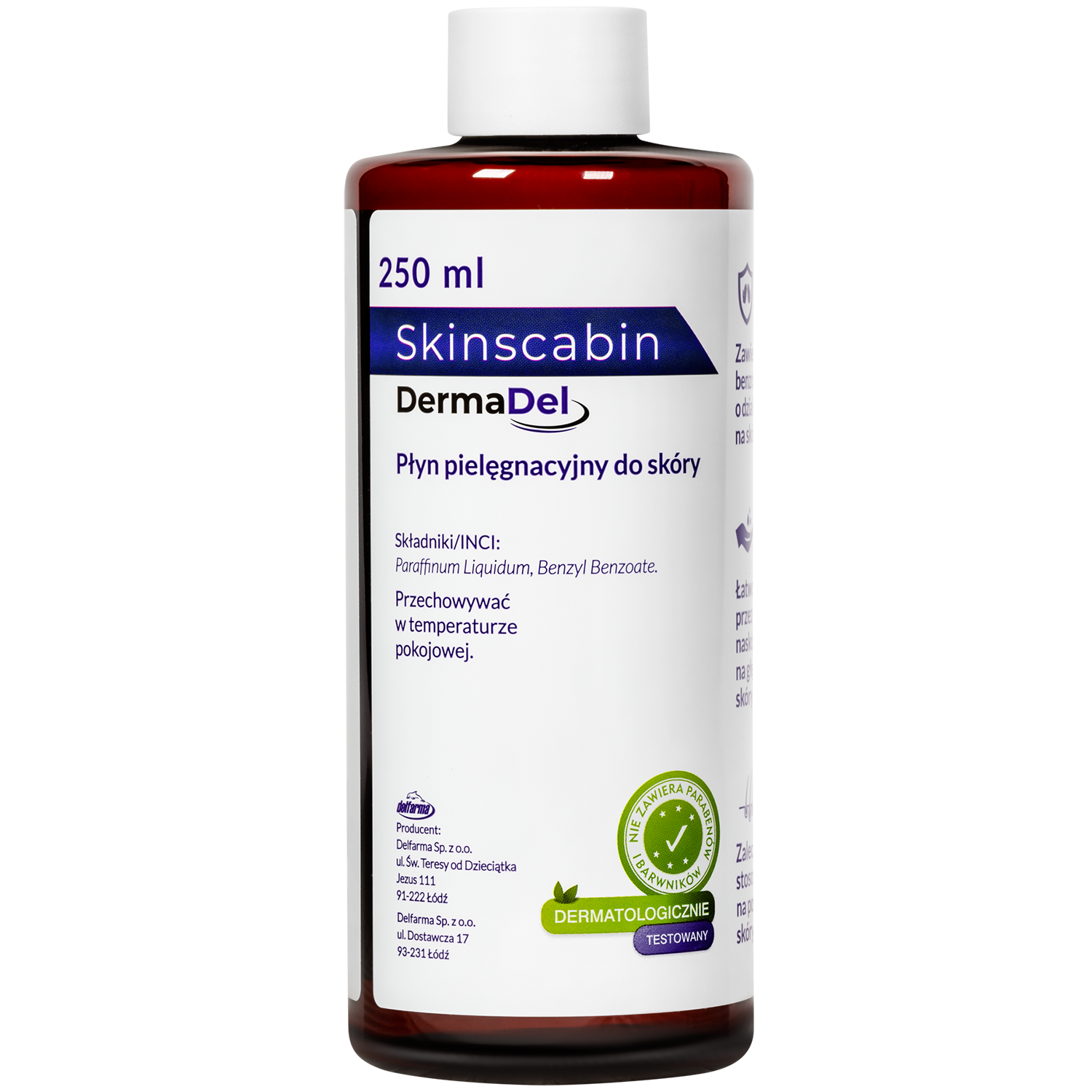 SkinScabin, płyn pielęgnacyjny do skóry, 250 ml