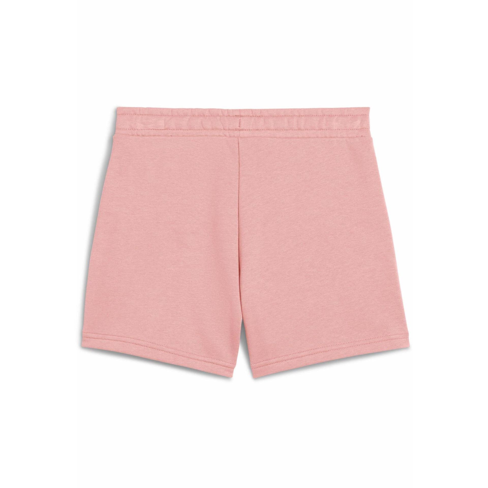 Młodzieżowe szorty ESS z małym logo No. 1 PUMA Pink Fruit