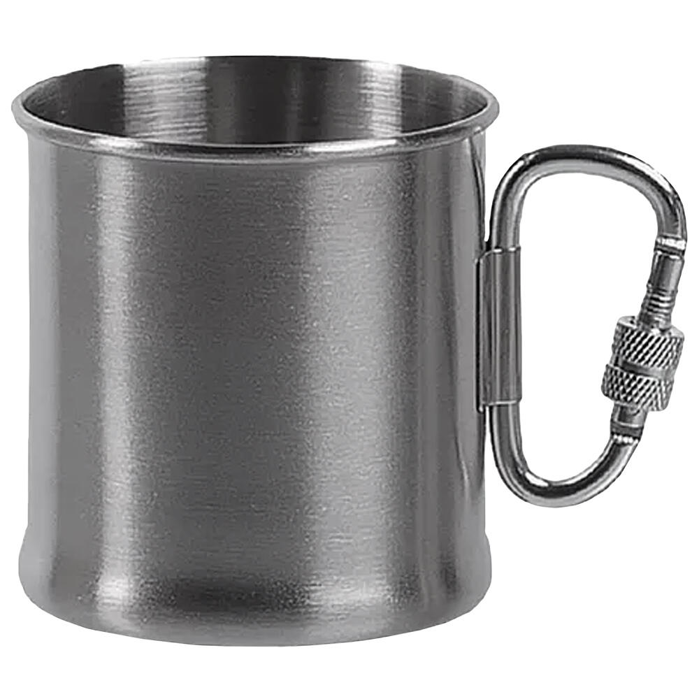 Mil-Tec Kubek stalowy z karabinkiem 250 ml (14607800) 14607800