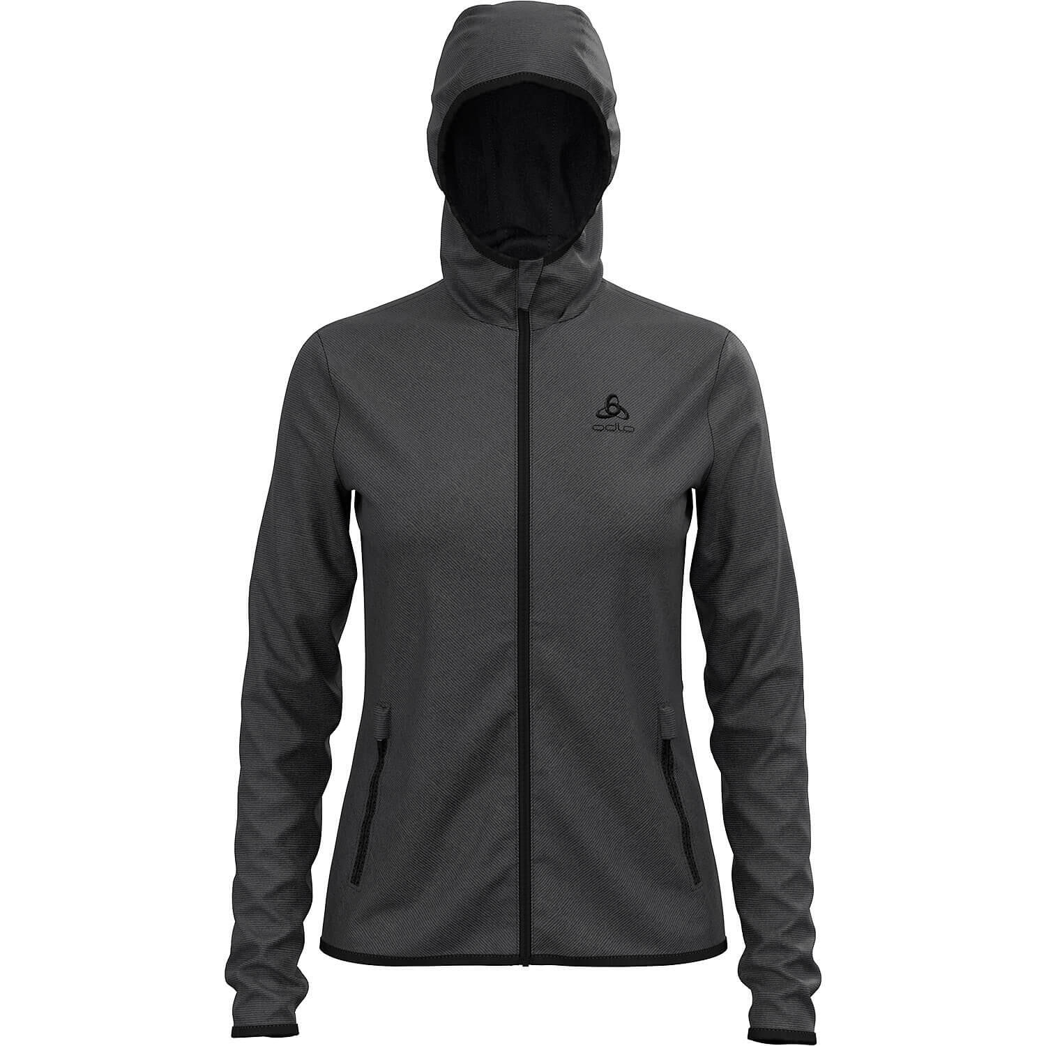 Bluza z kapturem damska Odlo Roy Mid Layer Hoody Full Zip
