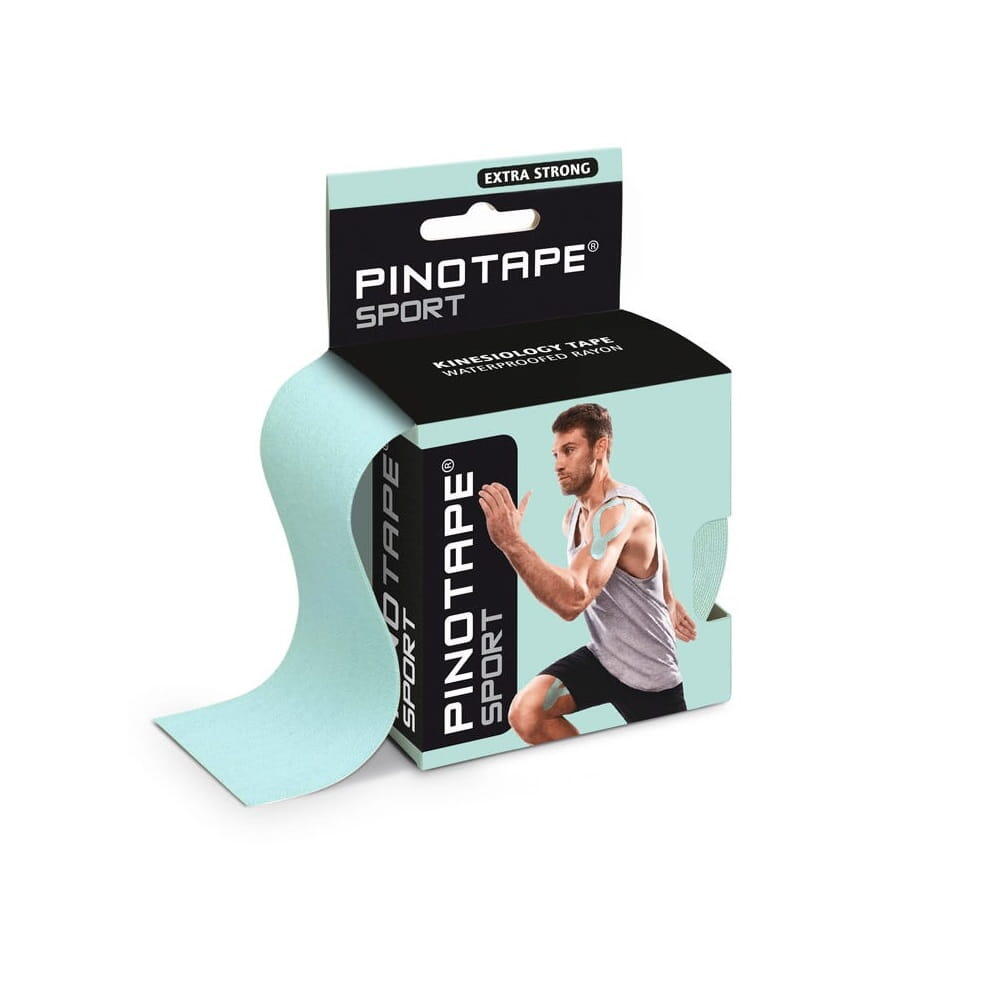 Taśma do kinesiotapingu Pinotape sport 5 cm miętowa