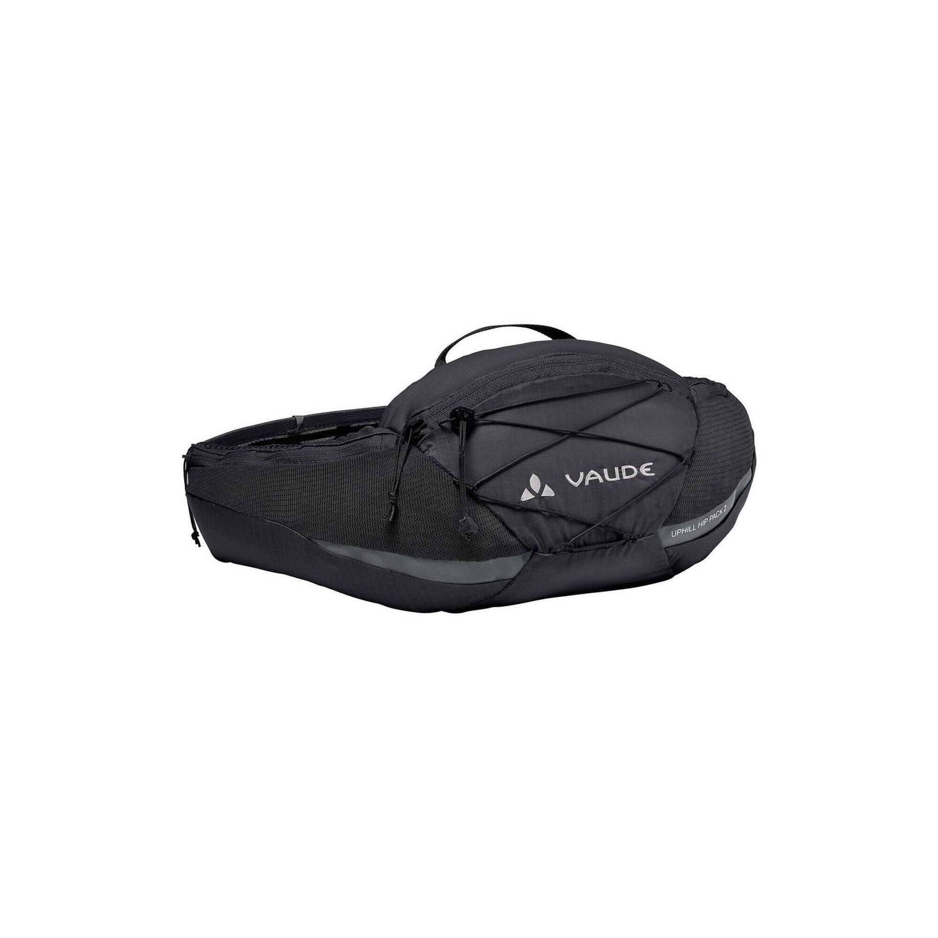 VAUDE Unisex's Uphill Hip Pack 2 plecak, czarny, rozmiar standardowy, Czarny