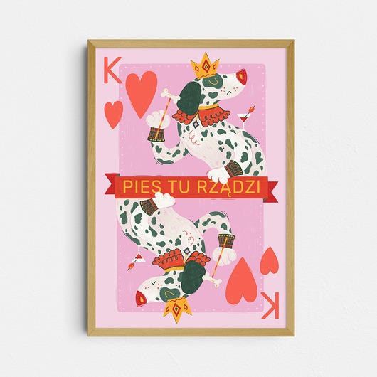 Plakat Pies Król