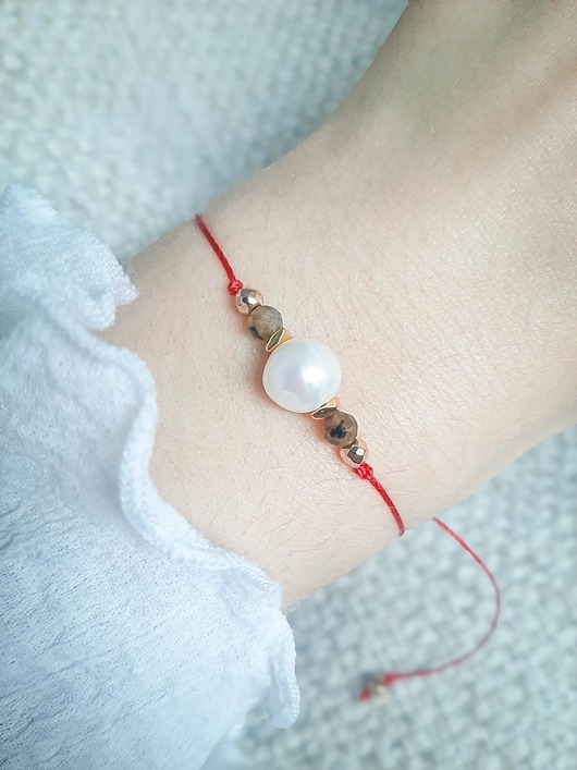 Bransoletka Zodiakalna Skorpion Big Pearl