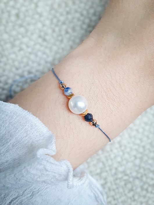 Bransoletka Zodiakalna Panna Big Pearl