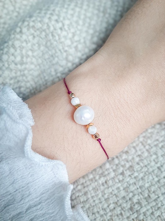Bransoletka Zodiakalna Rak Big Pearl