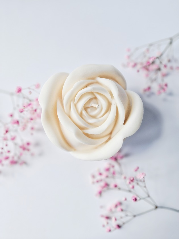 Świeca sojowa Rose - duża
