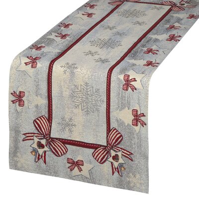 Bieżnik EUROFIRANY Cho 4067 40 x 100 cm Popielaty