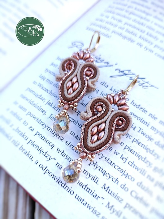 Kolczyki sutasz Little One Mocha Mousse