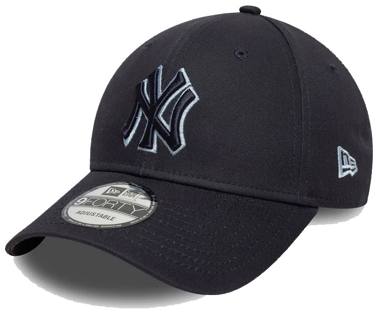 Czapka z daszkiem NEW ERA NYY Team Outline 9FORTY granatowa