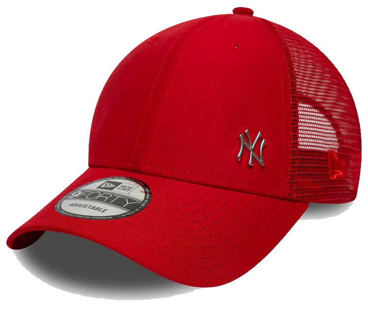 Czapka z daszkiem NEW ERA NYY Flawless 9FORTY Adjustable Cap czerwona