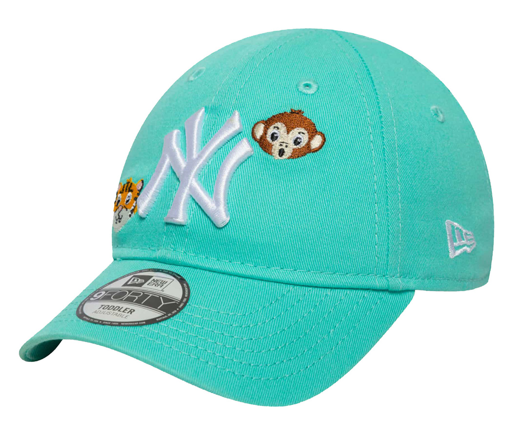 Czapka z daszkiem NEW ERA dziecięca NYY Icon 9FORTY zielona