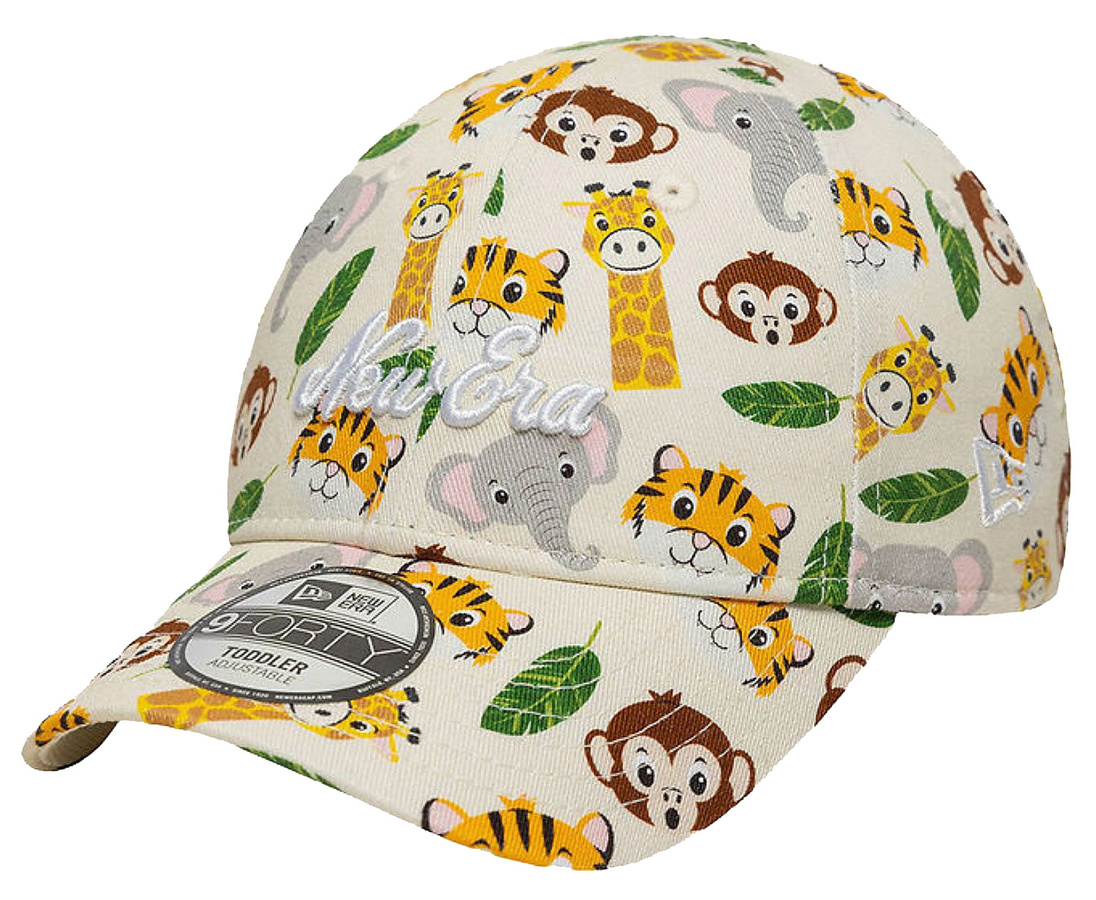 Czapka z daszkiem NEW ERA dziecięca Safari 9FORTY beżowa 2-4 latka