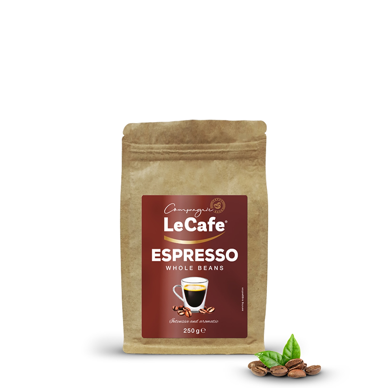 Kawa ziarnista Le Cafe Espresso, 250 g, intensywność 4/5
