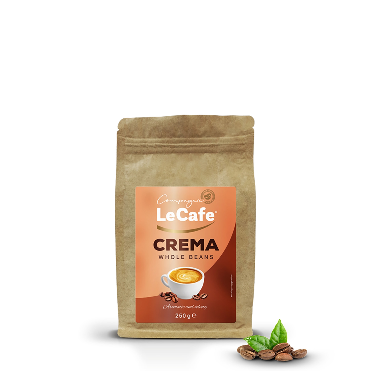 Kawa ziarnista Le Cafe Crema, 250 g, intensywność 2/5