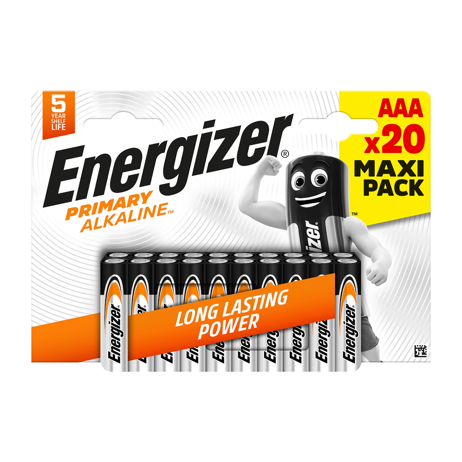 Baterie alkaliczne Energizer Primary Alkaline AAA, 20 szt.
