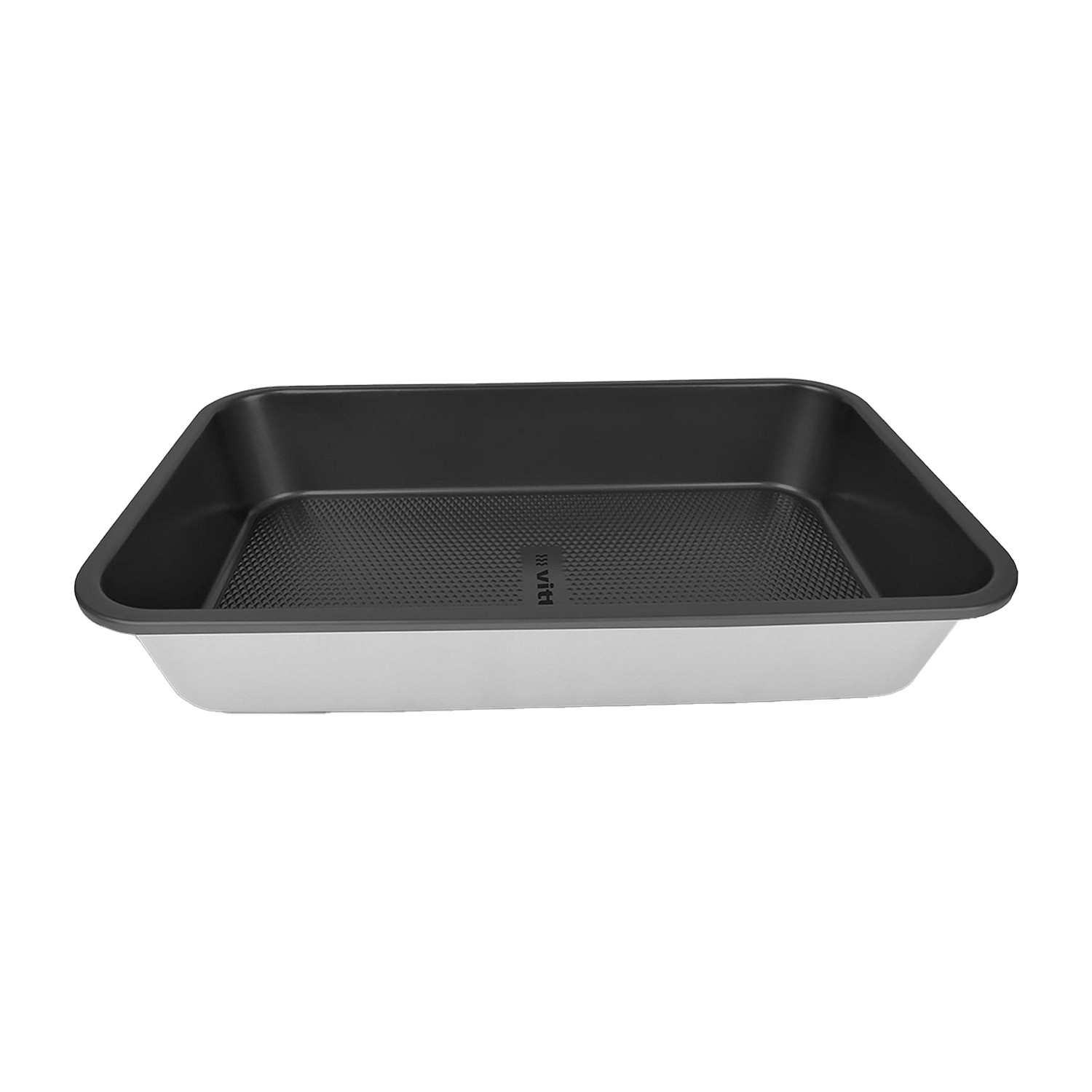 Forma wysoka 39 cm Vittero Carbone, ze stali węglowej, powłoka nieprzywierająca Xynflon