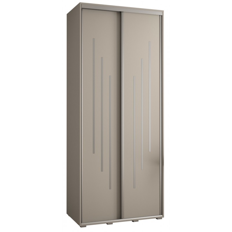 Szafa przesuwna wysoka Dakota 8 120 głębokość 45 cm wysokość 235,2 cm