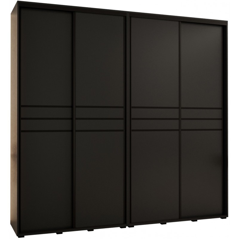 Szafa przesuwna wysoka Davos 10 250 głębokość 45 cm wysokość 235,2 cm