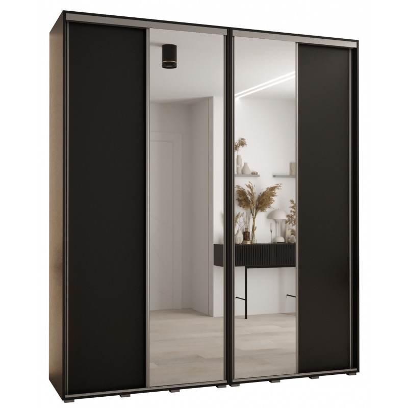 Szafa przesuwna wysoka Davos 3 210 głębokość 45 cm wysokość 235,2 cm