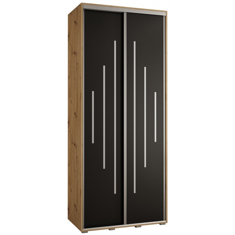 Szafa przesuwna wysoka Davos 12 110 głębokość 45 cm wysokość 235,2 cm