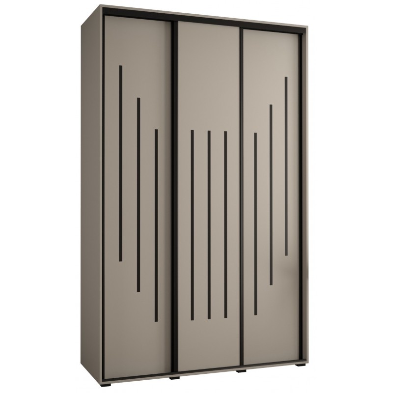 Szafa przesuwna wysoka Dakota 8 160 głębokość 45 cm wysokość 235,2 cm