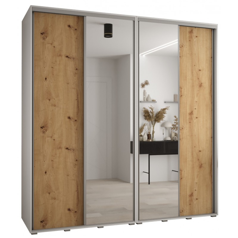 Szafa przesuwna wysoka Davos 3 230 głębokość 60 cm wysokość 235,2 cm