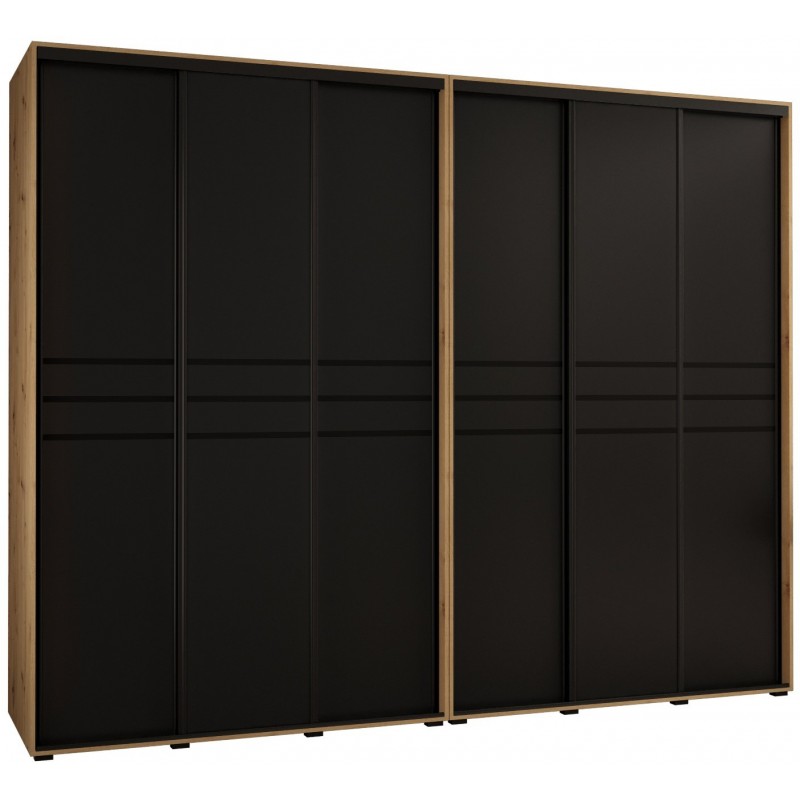 Szafa przesuwna wysoka Davos 10 300 głębokość 60 cm wysokość 235,2 cm