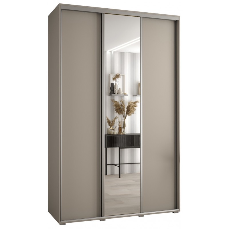 Szafa przesuwna z lustrem wysoka Dakota 3 150 głębokość 45 cm wysokość 235,2 cm
