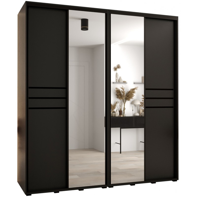 Szafa przesuwna z lustrem wysoka Davos 11 220 głębokość 60 cm wysokość 235,2 cm