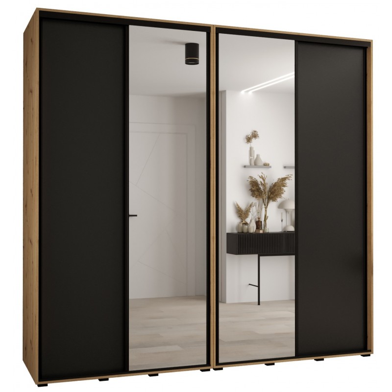 Szafa przesuwna wysoka Davos 3 250 głębokość 60 cm wysokość 235,2 cm