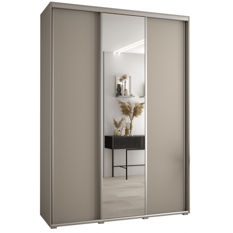 Szafa przesuwna z lustrem wysoka Dakota 3 180 głębokość 60 cm wysokość 235,2 cm