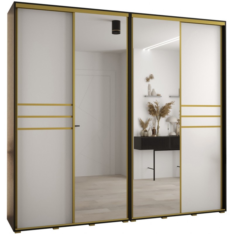 Szafa przesuwna z lustrem wysoka Davos 11 260 głębokość 45 cm wysokość 235,2 cm